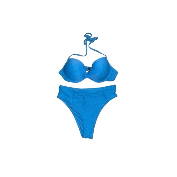 Other - Cupshe Blue Bikini Set - Size L summer beach resort wear coastal